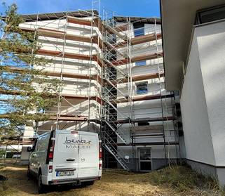 550 m² Fassadenarbeiten · Rehabilitationsklinik · Kieferngrund 1 – 10 in Ahlbeck