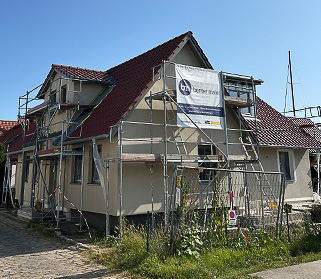 Umbau und Sanierung Wohnhaus mit Nebengebäude, Am Hafen 1 in Greifswald-Wieck