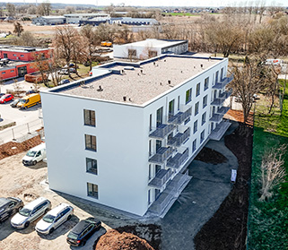Objekt: Ersatzneubau Martinstift, Gützkower Landstraße 32 in Greifswald · 4.000 m² Maler- und Lackierarbeiten