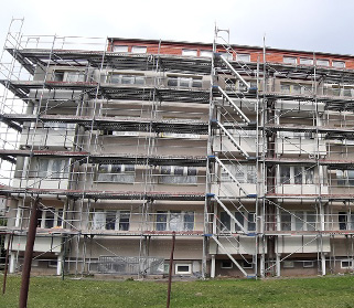 Fassadenarbeiten Wohnhaus, Julius-Fucik-Straße 1, 2 in Stralsund