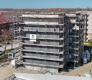 Neubau/Sanierung Wohngebäude, Roald-Amundsen-Straße in Greifswald · 1.000 m² Wärmedämmverbundsystem
